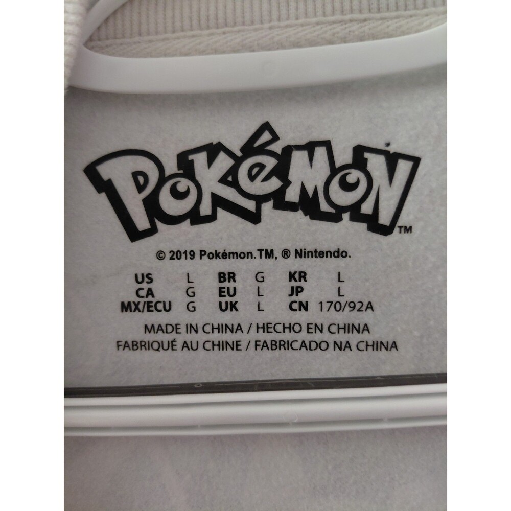 Pokemon All Over Print Sweatshirt Unisex Size Large Flaws - Picture 3 of 9